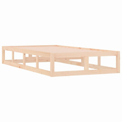 Seng VidaXL Træ Stabil Lægter 75x190 cm Brun