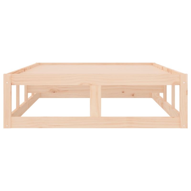 Seng VidaXL Træ Stabil Lægter 75x190 cm Brun