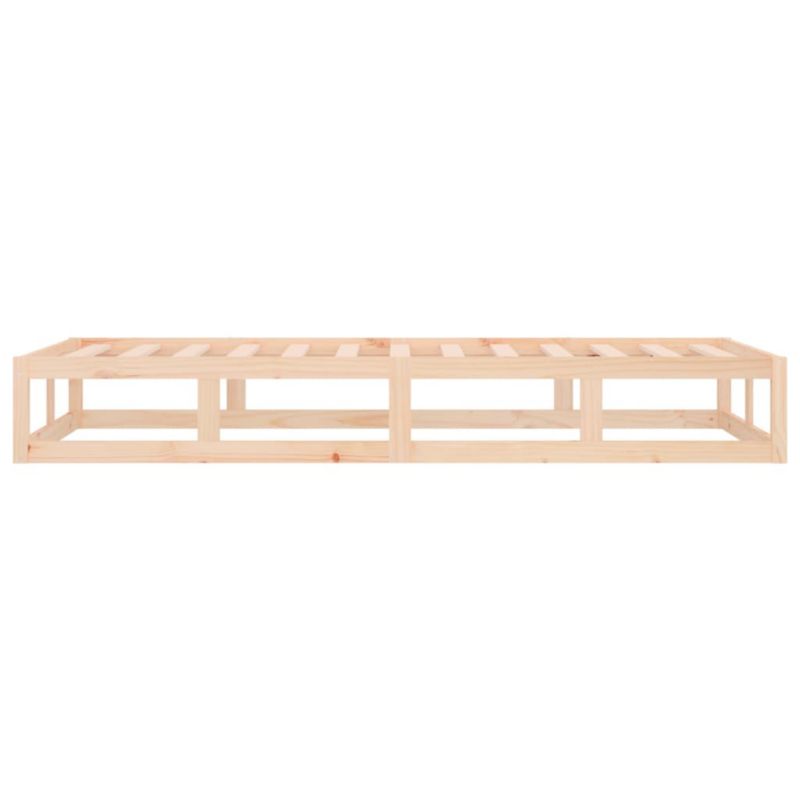 Seng VidaXL Træ Stabil Lægter 75x190 cm Brun