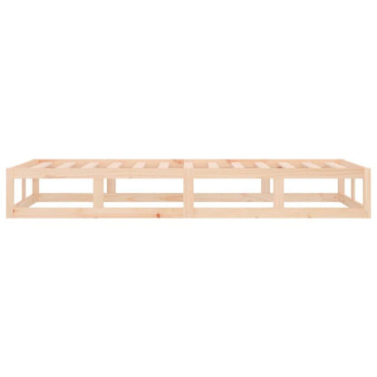 Seng VidaXL Træ Stabil Lægter 75x190 cm Brun