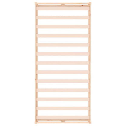 Seng VidaXL Træ Stabil Lægter 75x190 cm Brun