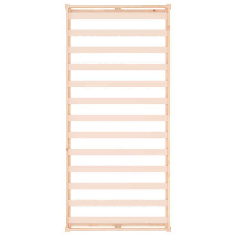 Seng VidaXL Træ Stabil Lægter 75x190 cm Brun