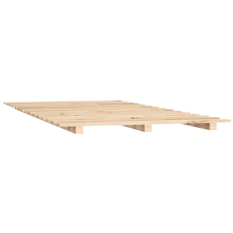 Sengebund VidaXL Lite 120x190 cm Fyrretræ Stabil