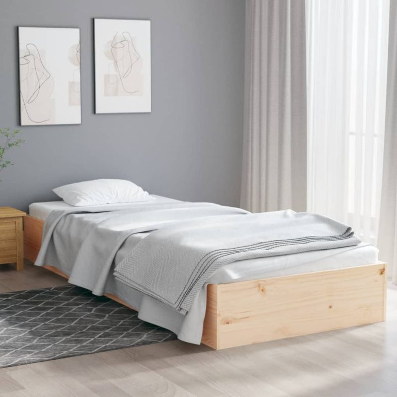 Seng VidaXL Lite Fyrretræ Stabil Ramme 90x190 cm
