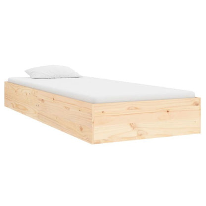 Seng VidaXL Lite Fyrretræ Stabil Ramme 90x190 cm