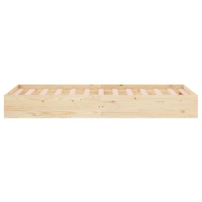 Seng VidaXL Lite Fyrretræ Stabil Ramme 90x190 cm