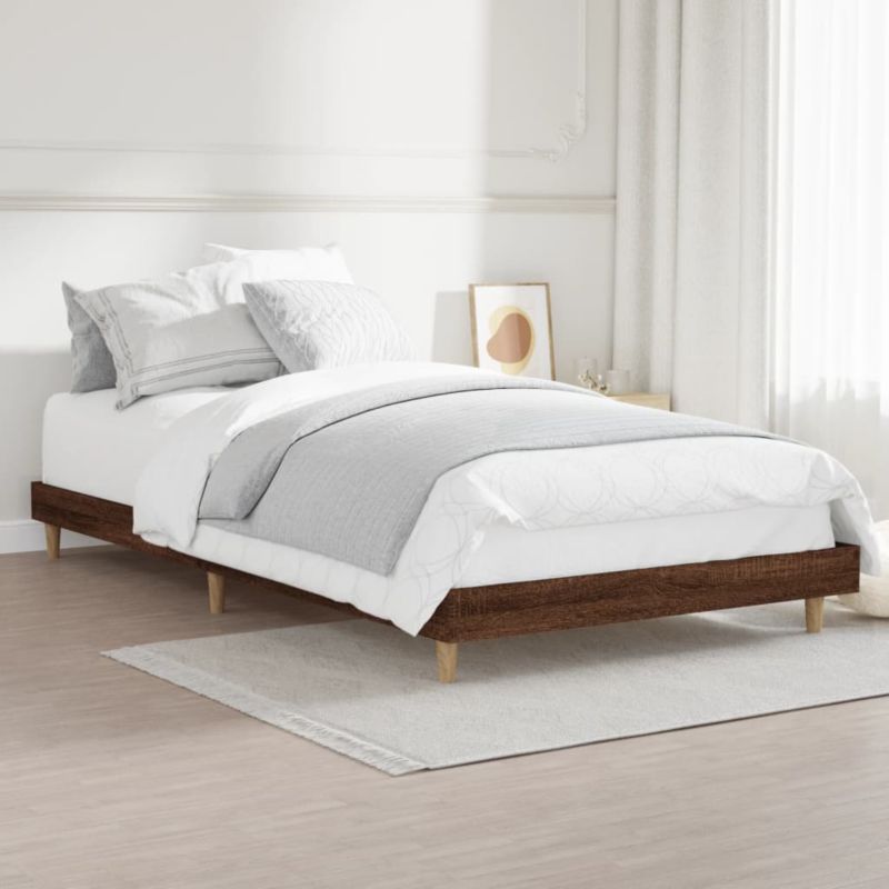 Sengeramme VidaXL 90x200 cm Egetræ