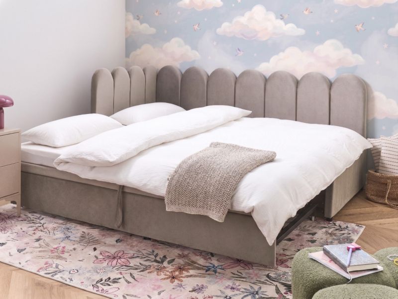 Udslidelig seng Terrou 90x200 cm Beige