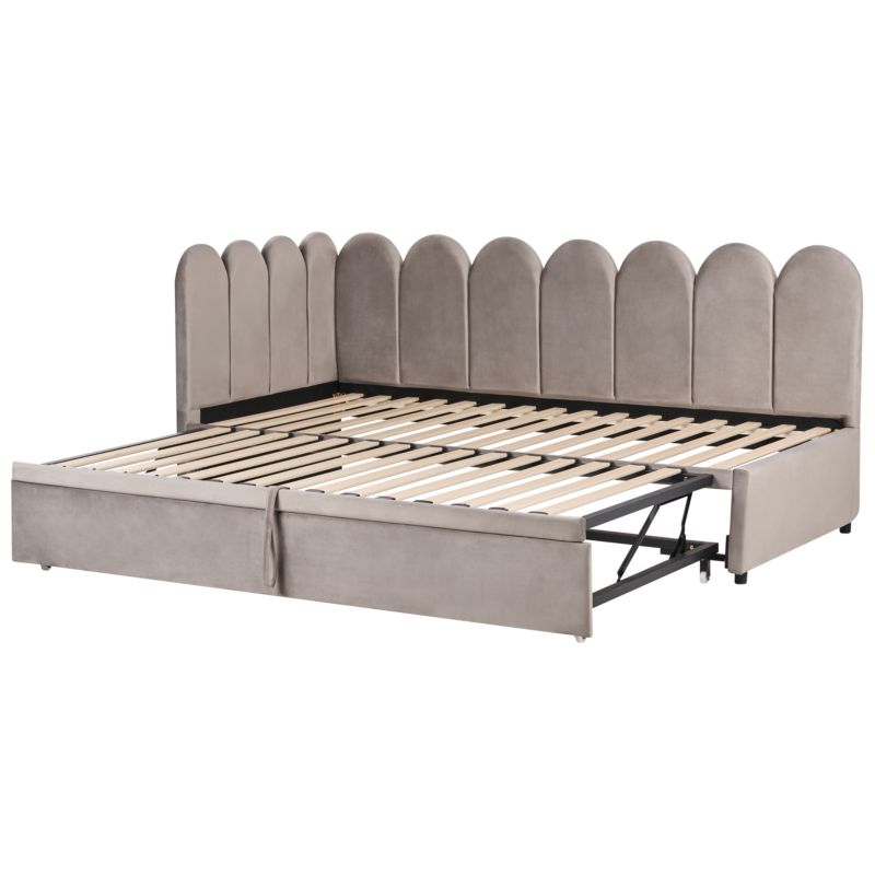 Udslidelig seng Terrou 90x200 cm Beige