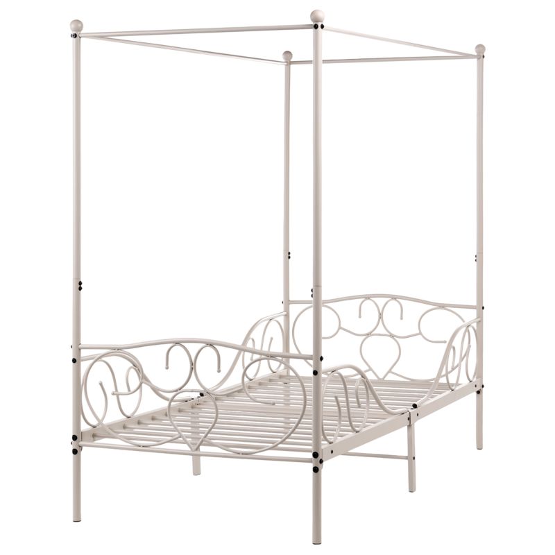 Sengehimlen Metal Sormery 90x200 cm Lys Beige