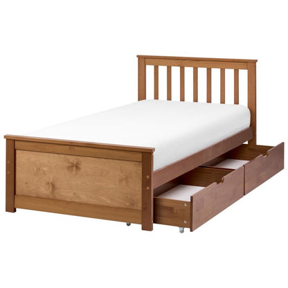 Seng Olendon 90x200 cm Fyrretræ Brun