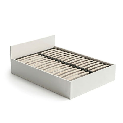 Seng med Opbevaring AKORD 120x200 cm Hvid