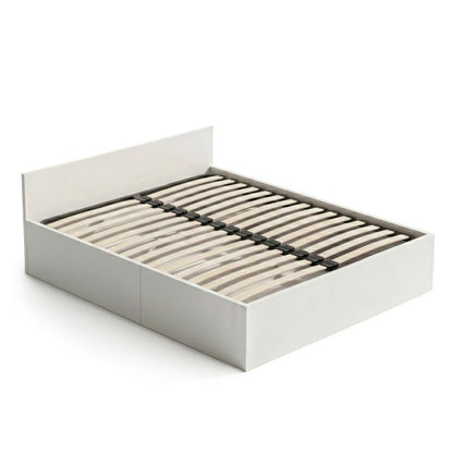Seng med Opbevaring AKORD 160x200 cm Hvid