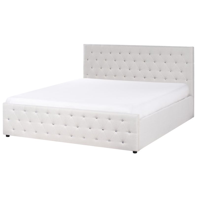 Seng med opbevaring Amiens Beige 180x200 cm