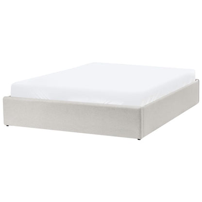 Polstret Seng Dinan Lys Beige 140x200 cm