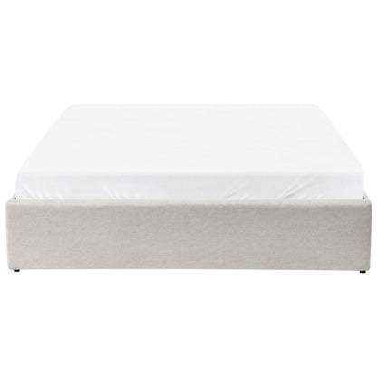 Polstret Seng Dinan Lys Beige 140x200 cm
