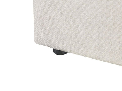 Polstret Seng Dinan Lys Beige 140x200 cm
