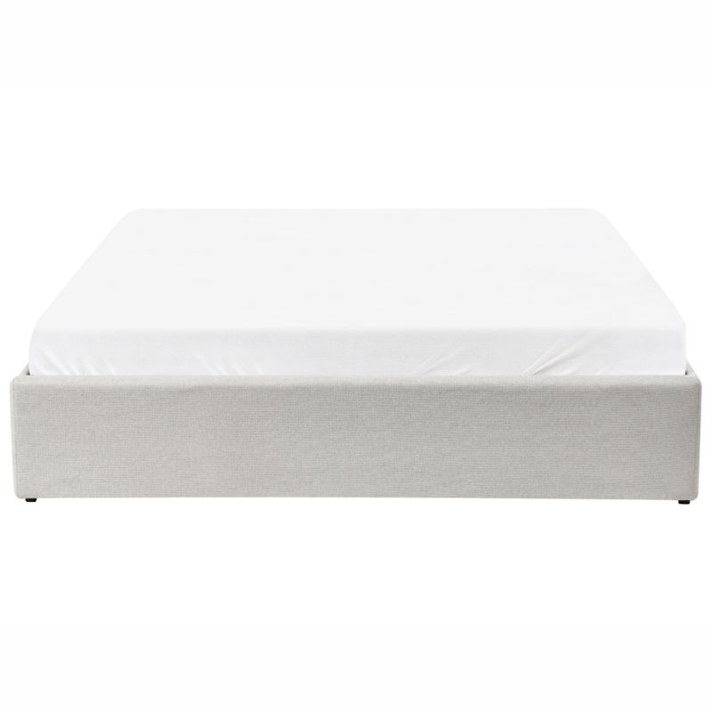 Seng med Opbevaring Dinan Lys Beige 160x200 cm