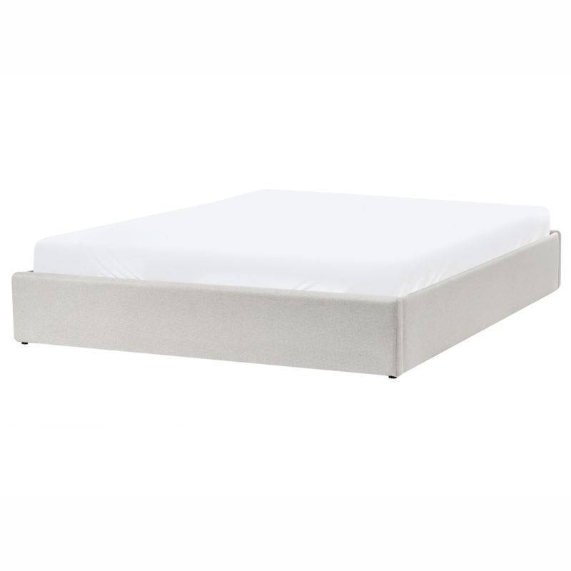 Seng med Opbevaring Dinan Lys Beige 180x200 cm