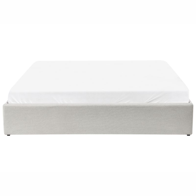 Seng med Opbevaring Dinan Lys Beige 180x200 cm