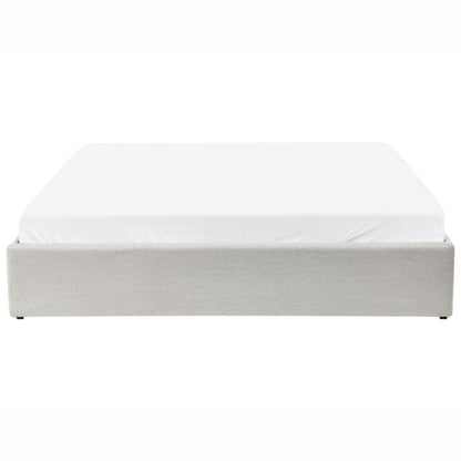 Seng med Opbevaring Dinan Lys Beige 180x200 cm