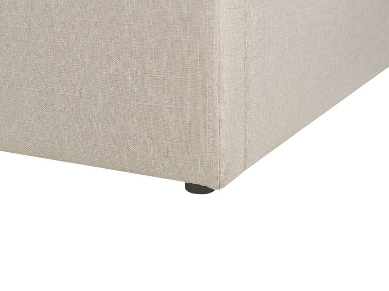 Seng med Opbevaring Dinan Lysebrun 140x200 cm