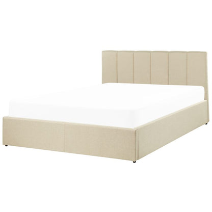 Seng med opbevaring Dreux Beige 140x200 cm