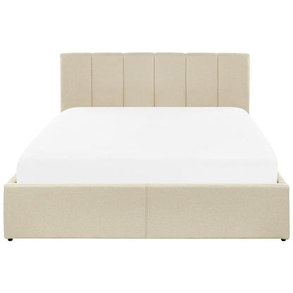 Seng med opbevaring Dreux Beige 140x200 cm