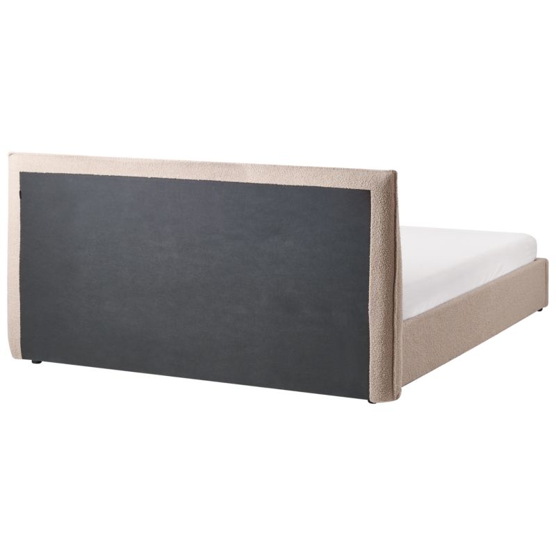 Seng med Opbevaring Lavaur Boucle Beige 180x200 cm