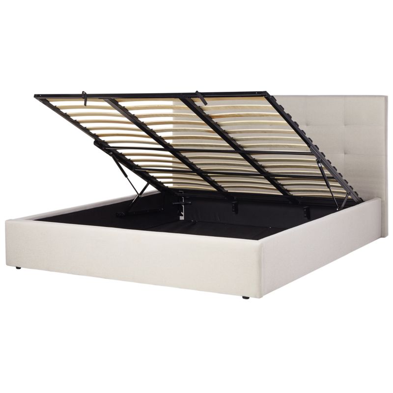 Seng med Opbevaring Lorient Beige 180x200 cm