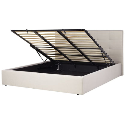 Seng med Opbevaring Lorient Beige 180x200 cm
