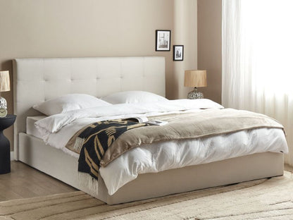 Seng med Opbevaring Lorient Beige 180x200 cm
