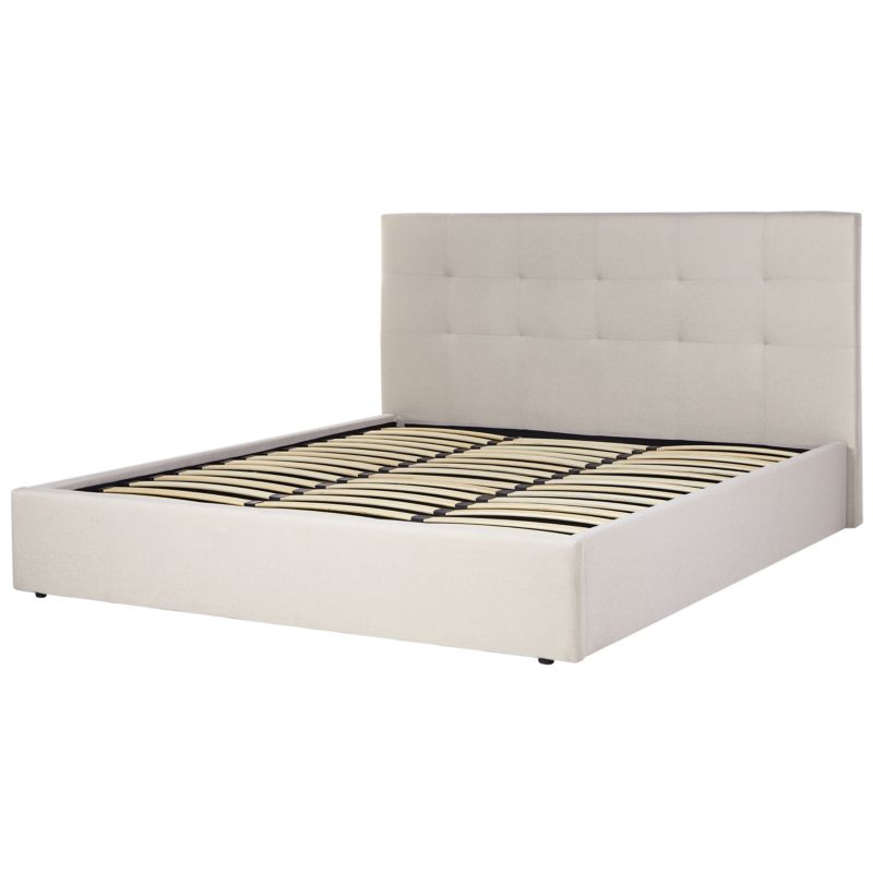 Seng med Opbevaring Lorient Beige 180x200 cm