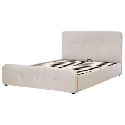 Seng med Opbevaring Rennes Beige 160x200 cm