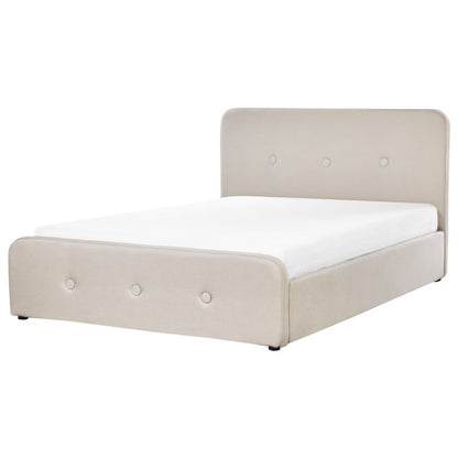 Seng med Opbevaring Rennes Beige 160x200 cm
