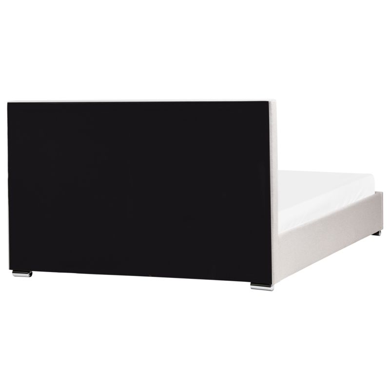Seng med Opbevaring Rouen Lys Beige 180x200 cm