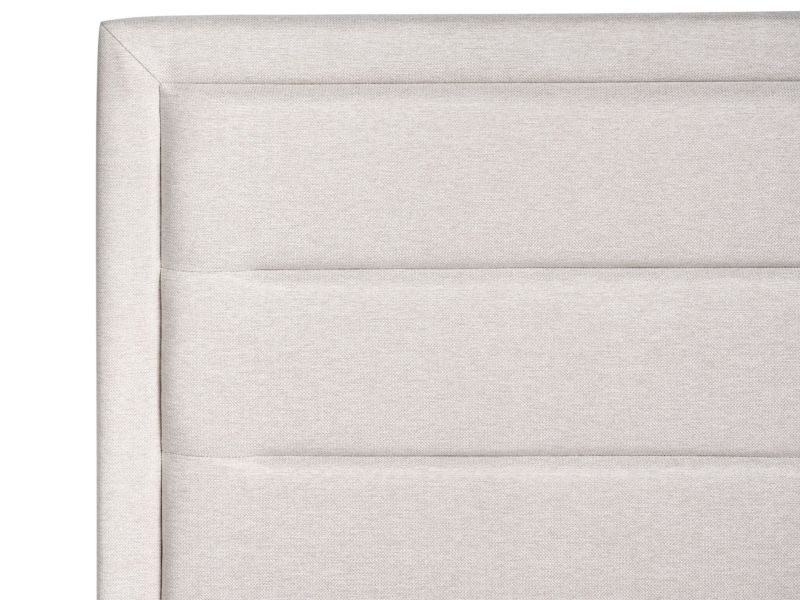 Seng med Opbevaring Rouen Lys Beige 180x200 cm