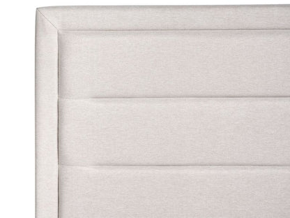 Seng med Opbevaring Rouen Lys Beige 180x200 cm