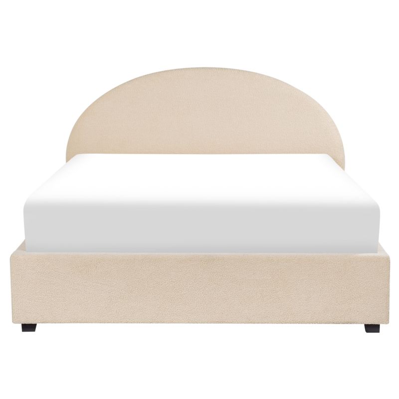 Seng med Opbevaring Vaucluse Boucle Beige 160x200 cm