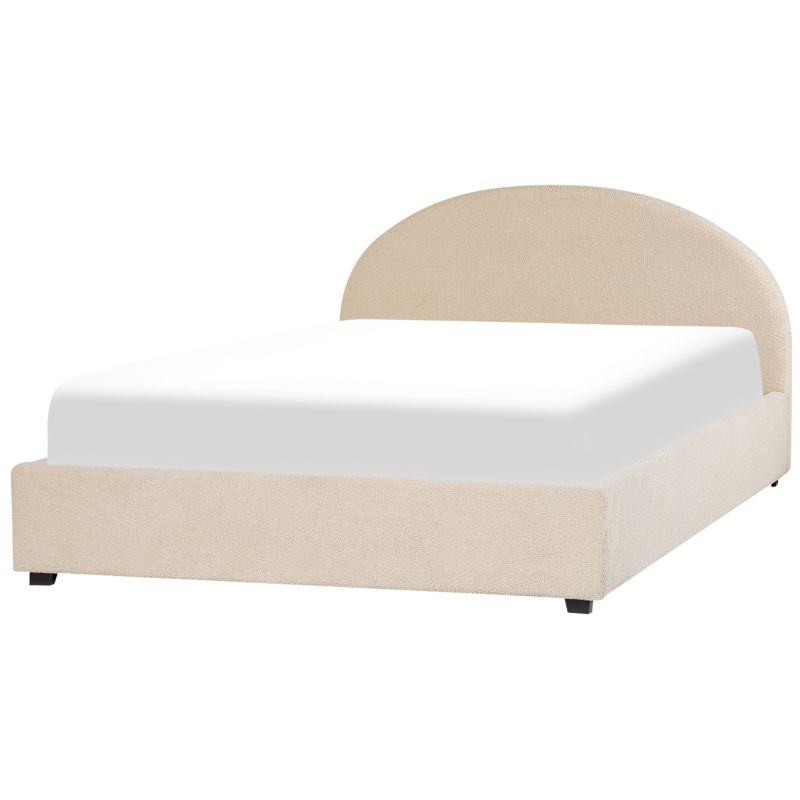 Seng med Opbevaring Vaucluse Boucle Beige 160x200 cm
