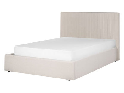 Seng med opbevaring Vion Lys Beige 140x200 cm