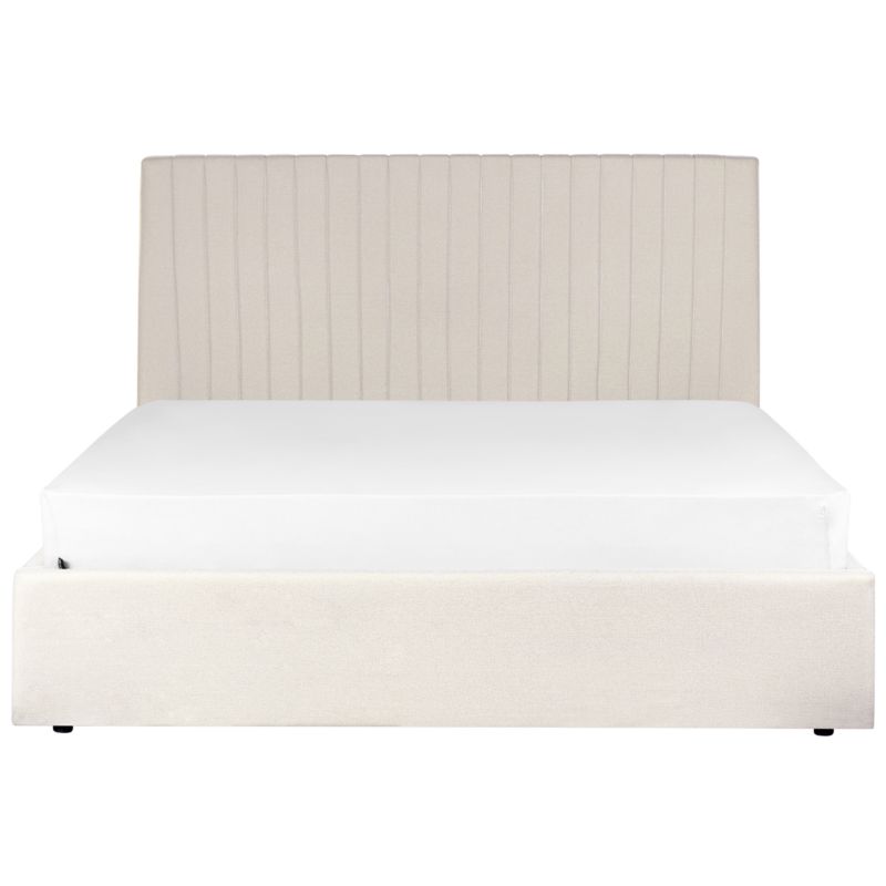 Senge med Opbevaring Vion Lys Beige 160x200 cm