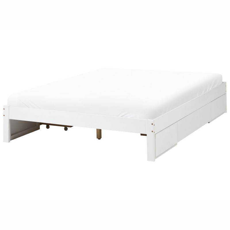 Seng med skuffer Giat Hvid 160x200 cm