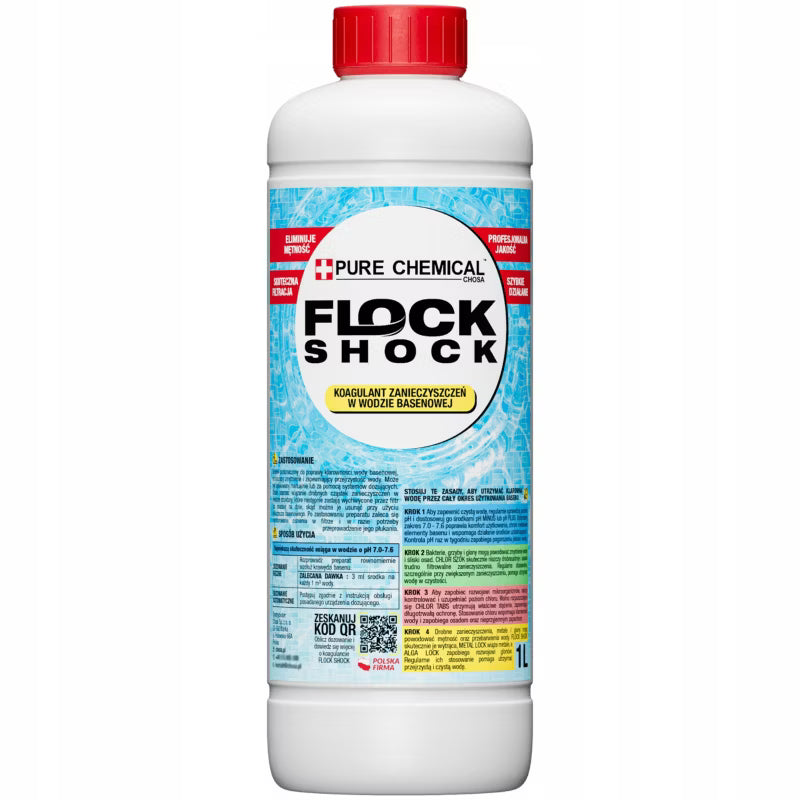Koagulant til Pool Flock Shock 1 Liter