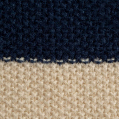 Eurofirany Pled plaid 130 x 170 cm i marineblå og beige