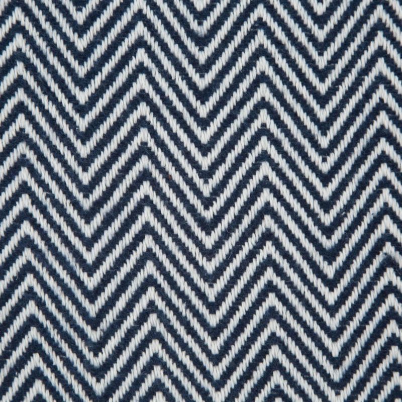 Eurofirany Pled plaid 180 x 220 cm i marineblå og creme
