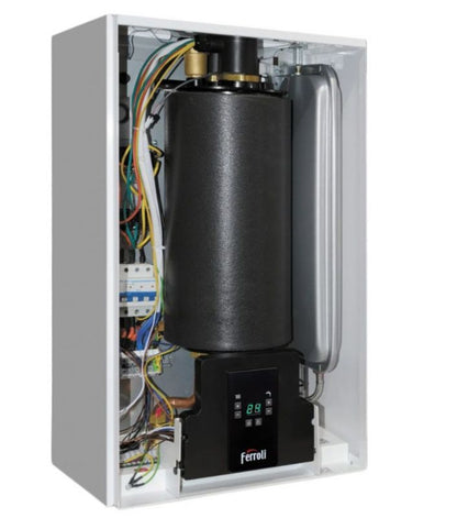 Ferroli TOR 18 elektrisk kedel, enkeltfunktion med vejrkompensering, 18 kW, 1 stk.
