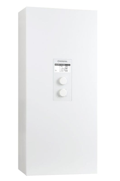 Kospel EKCO.L3 elektrisk kedel 04/06/08 kW / 400V 3N eller 230V med forenklet styring, uden membranbeholder, 1 stk.
