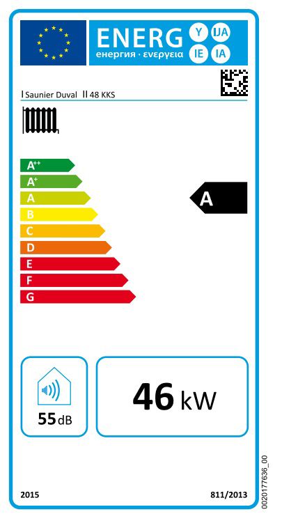 Vaillant Saunier Duval NIEDŹWIEDŹ CONDENS 48 kondenserende gasfyr, 1-funktions gulvmodel, 1 stk.