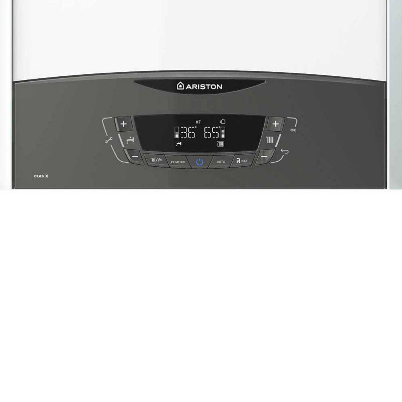 Gaskedel 25,8 kW 2-F 40x74,5 cm Hvid
